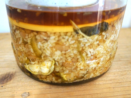 金山寺味噌作り 仕込み39日目