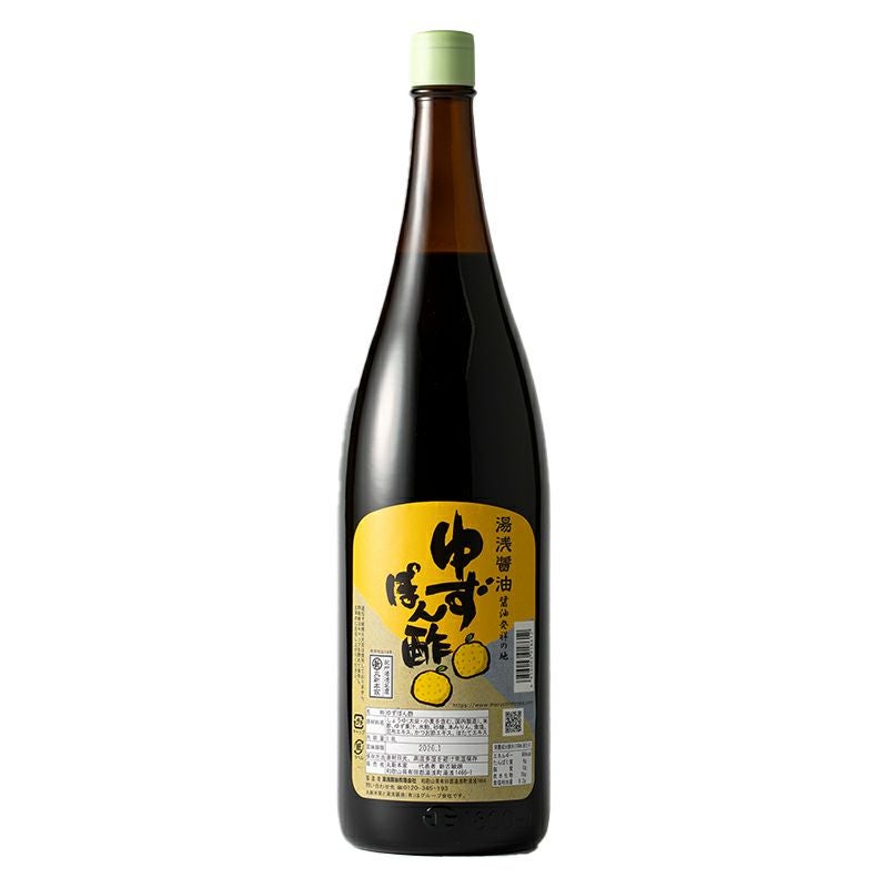 丸新 ゆずぽん酢 1.8L湯浅醤油使用 香り良くまろやかなポン酢7連続