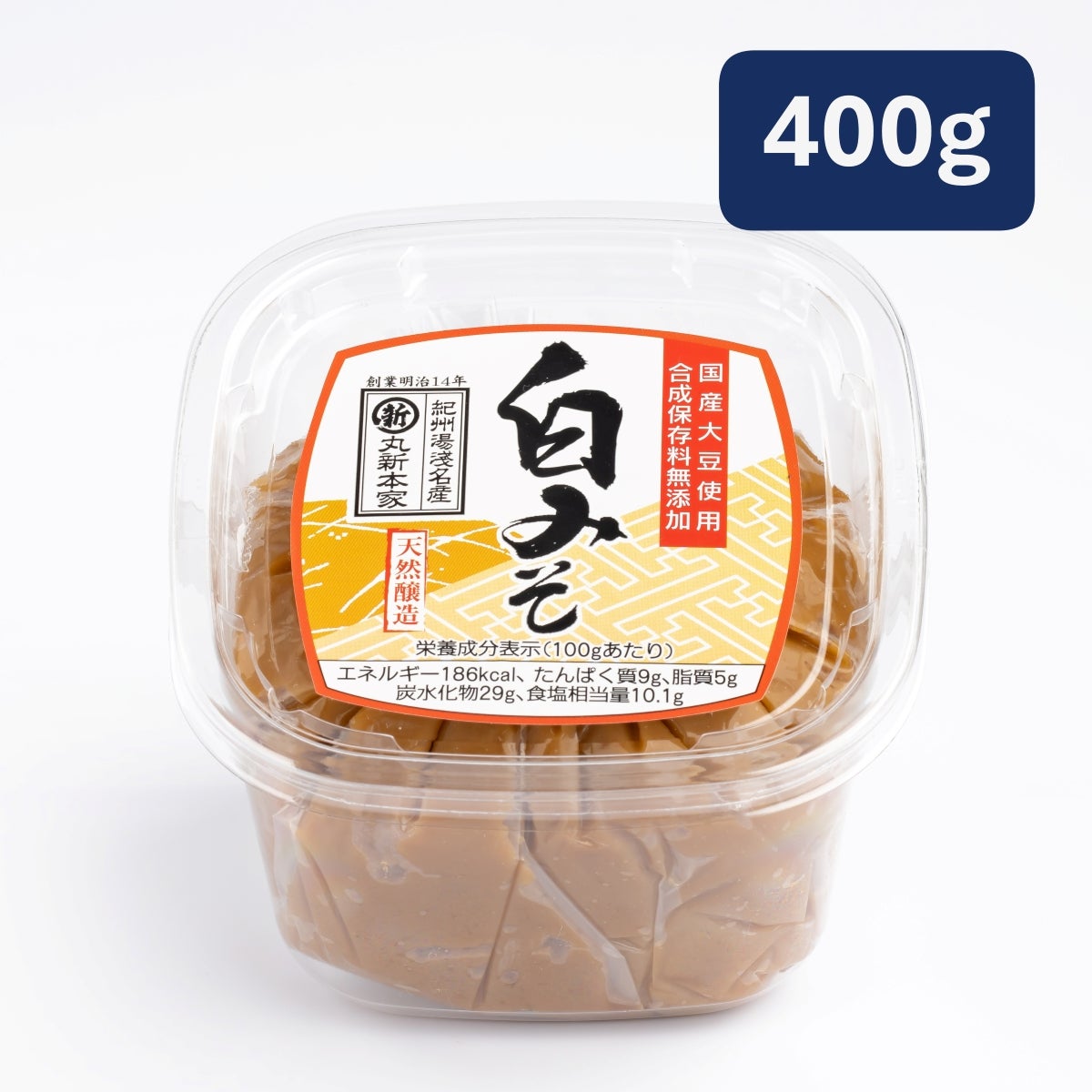 丸新本家 白みそ 400g カップ 国産原料使用 おすすめ 白味噌 上品な味 長生きみそ汁に