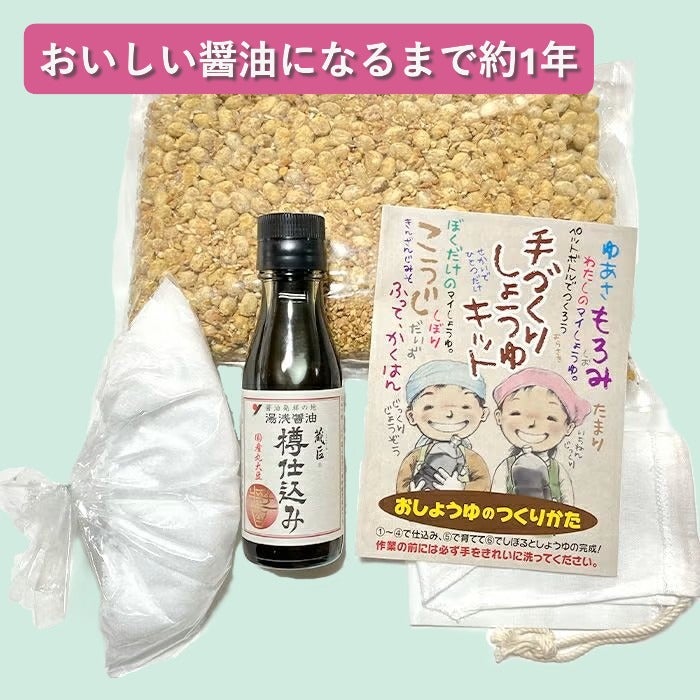 湯浅醤油 手づくり醤油キット   2Lペットボトル用 冷凍でお届け 醤油出来上がり量：500～800ml