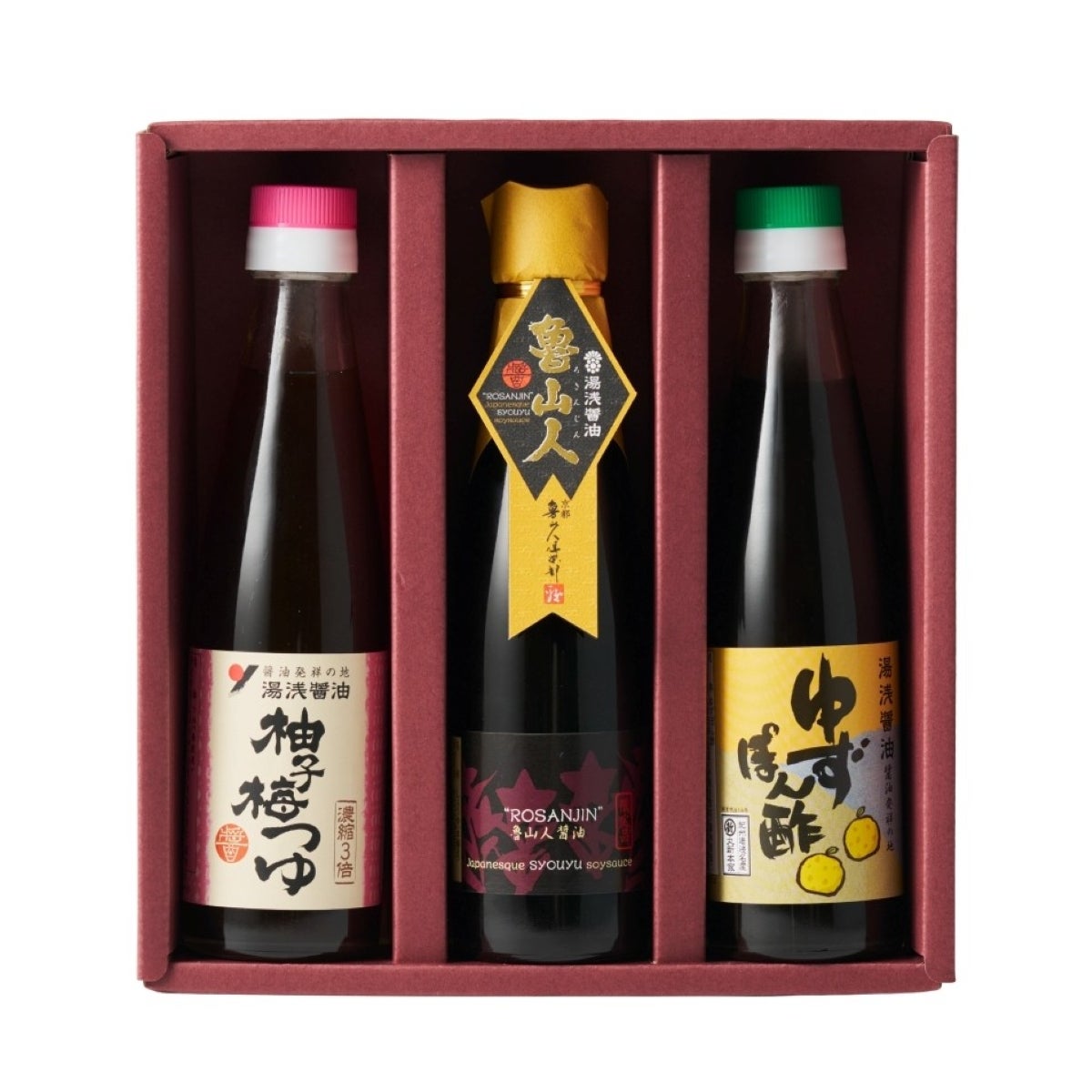 湯浅醤油 薫 -かおる- <br>もらって嬉しい 厳選 調味料 3種 特別 セット 82309 送料込【限定】