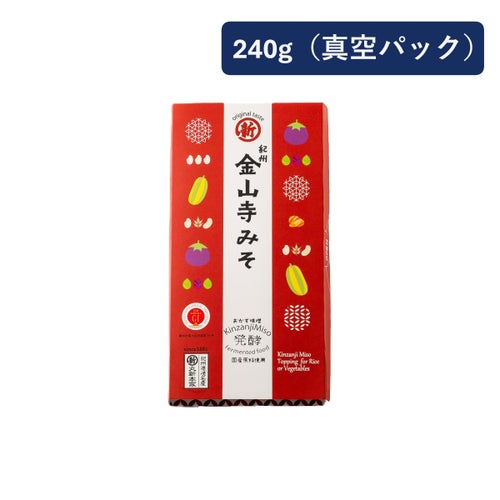 丸新本家 金山寺味噌 昔ながらの味 スリムケース赤 240g 真空パック