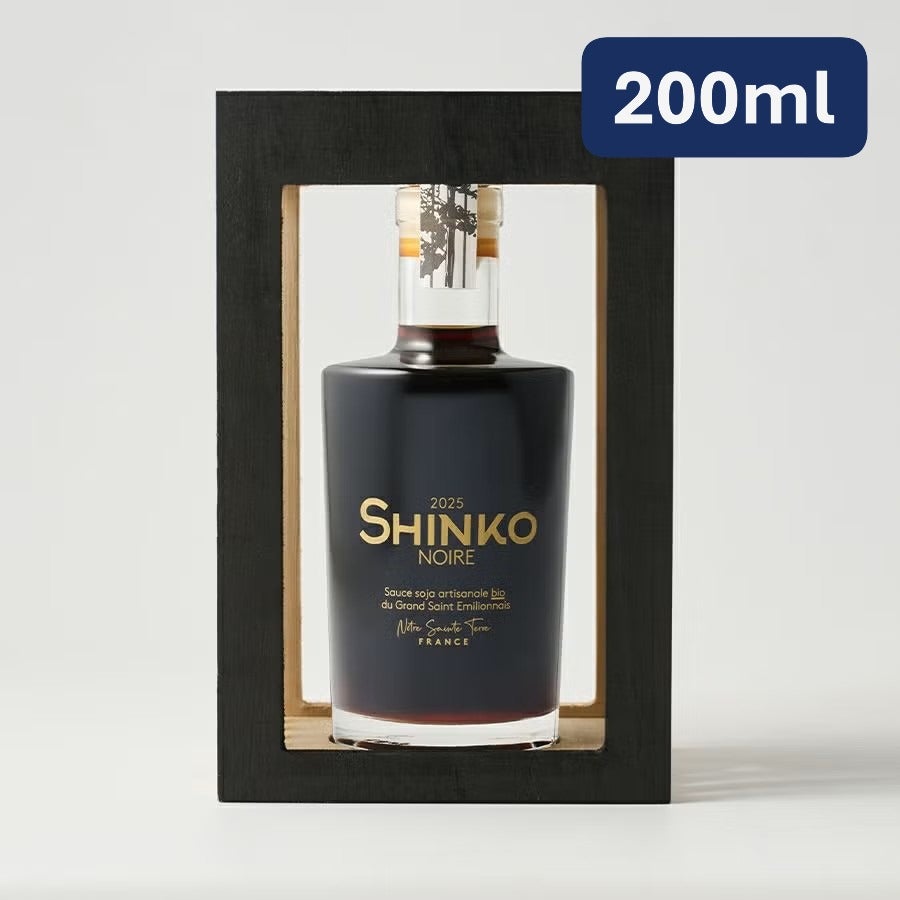 【数量限定】 湯浅醤油 SHINKO NOIRE 200ml  シンコ・ノワール （フランス産 オーガニック濃口醤油）